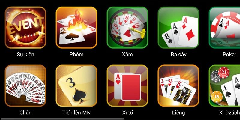 Điểm danh những game bài Vipwin có lượt chơi khủng nhất