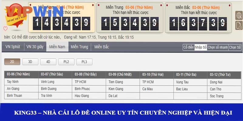 King33 – Nhà cái lô đề online uy tín chuyên nghiệp và hiện đại